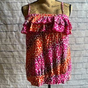 Lane Bryant Sleeveless Ruffle Top